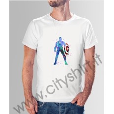 T-shirt Avengers watercolor Captain America