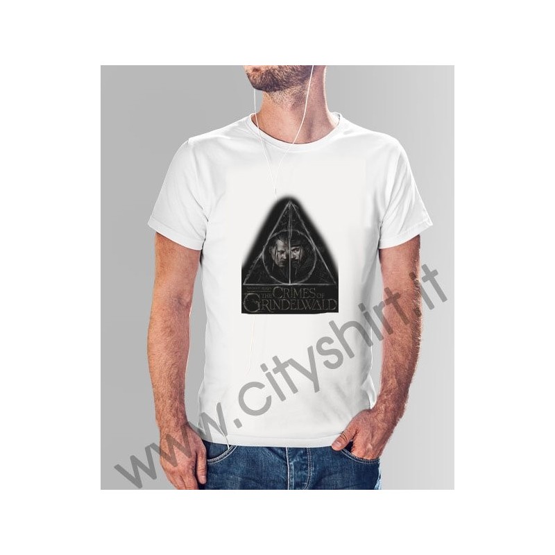 La T-shirt Grindelwald e Silente2 La T-shirt Grindelwald e Silente2