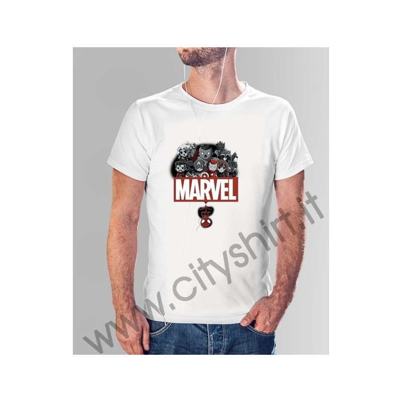 La T-shirt Marvel Personaggi