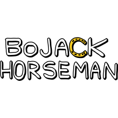 T-shirt bojack horseman logo