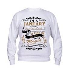 Felpa Girocollo I'm January