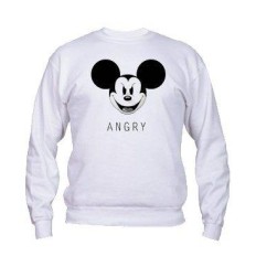 Felpa Girocollo Topolino Angry Mickey Mouse