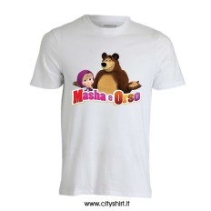 T-shirt Masha e Orso