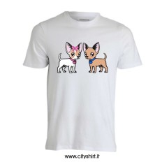 la t-shirt dei cagnolini chiwawa