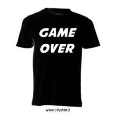 Maglietta Game Over per amanti dei videogiochi retrò