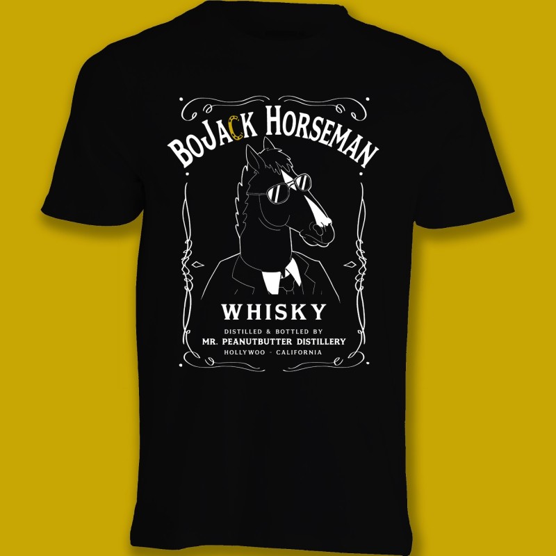T-shirt Bojack Horseman Whisky T-shirt Bojack Horseman Whisky