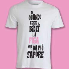 T-shirt Da Quando Esiste Il Bidet