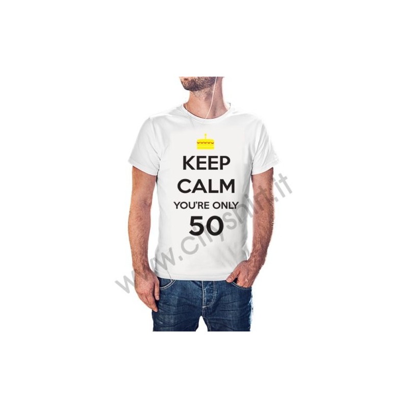 T-shirt Keep Calm 50 Anni T-shirt Keep Calm 50 Anni