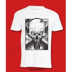 T-shirt Skull Gun