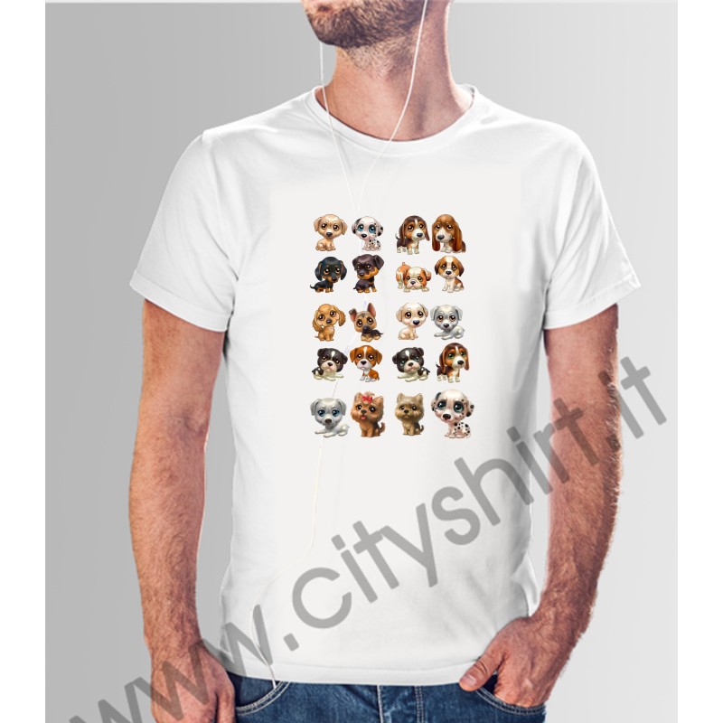 la t-shirt Cartoon Dog