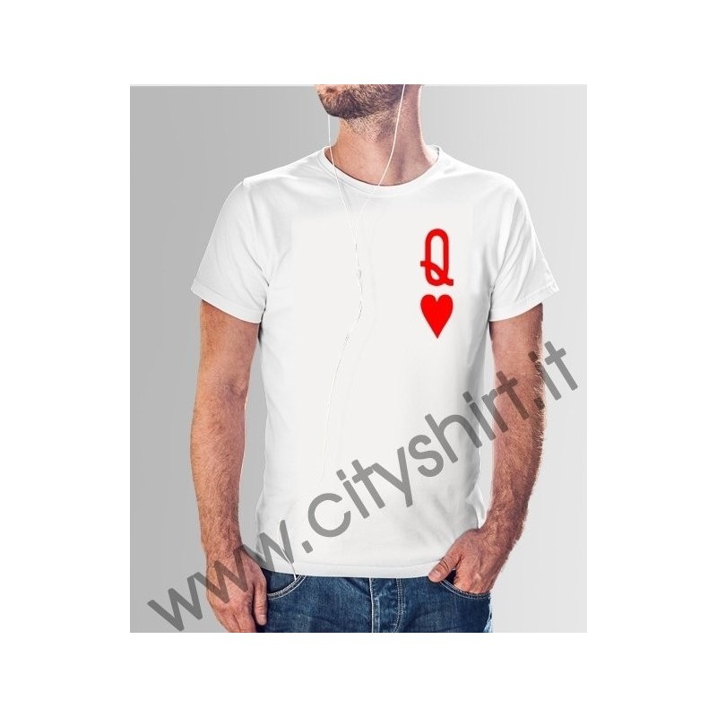 T-shirt Q Di Cuori T-shirt Q Di Cuori