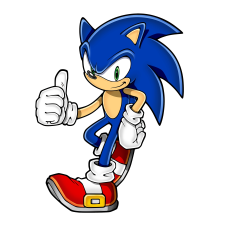 T-Shirt Sonic Thumb Up