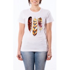 T-shirt Tris Di piume