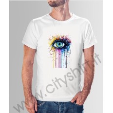 T Shirt Occhio colorato