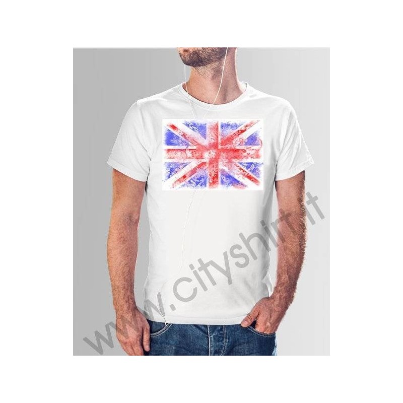 La T-shirt  Bandiera uk vintage