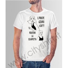La T-shirt  Il Principe Azzurro è Gay