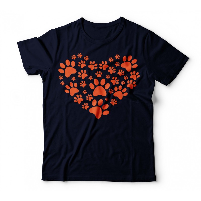 T-shirt heart paws T-shirt heart paws
