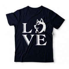 T-shirt Love Dog