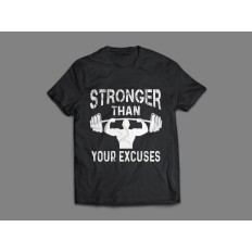 T-shirt Fitness Stronger