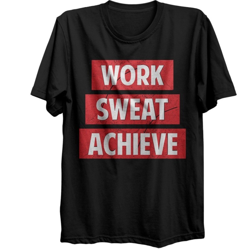 T-shirt Life Word Sweat Achieve T-shirt Life Word Sweat Achieve