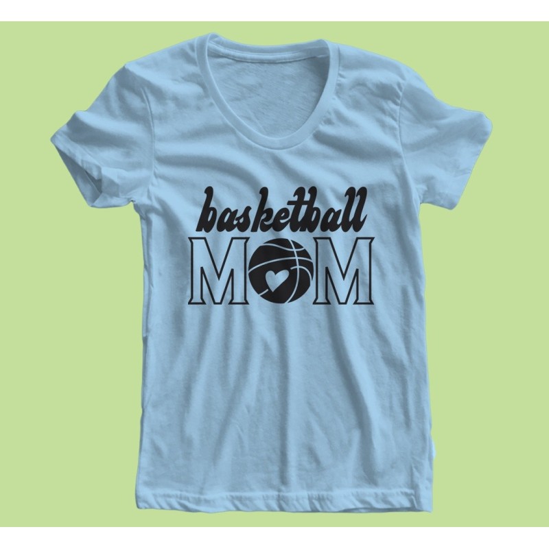 T-shirt Basketball Mom T-shirt Basketball Mom