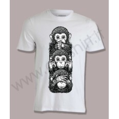 T-shirt "Non vedo Non sento Non Parlo": divertente e ironica