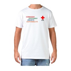 T-shirt coraggio disponibilità cri