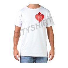 T-shirt cuore crocerossa
