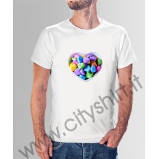 La T-shirt San Valentino cuori