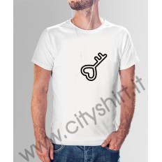 La T-shirt San Valentino Chiave Cuore