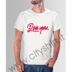 La T-shirt San Valentino I Love You 2