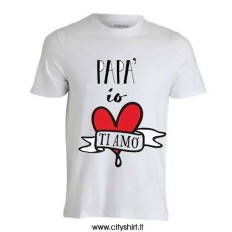 T-shirt Papà io ti amo