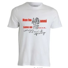 T-shirt Non ho 40 anni