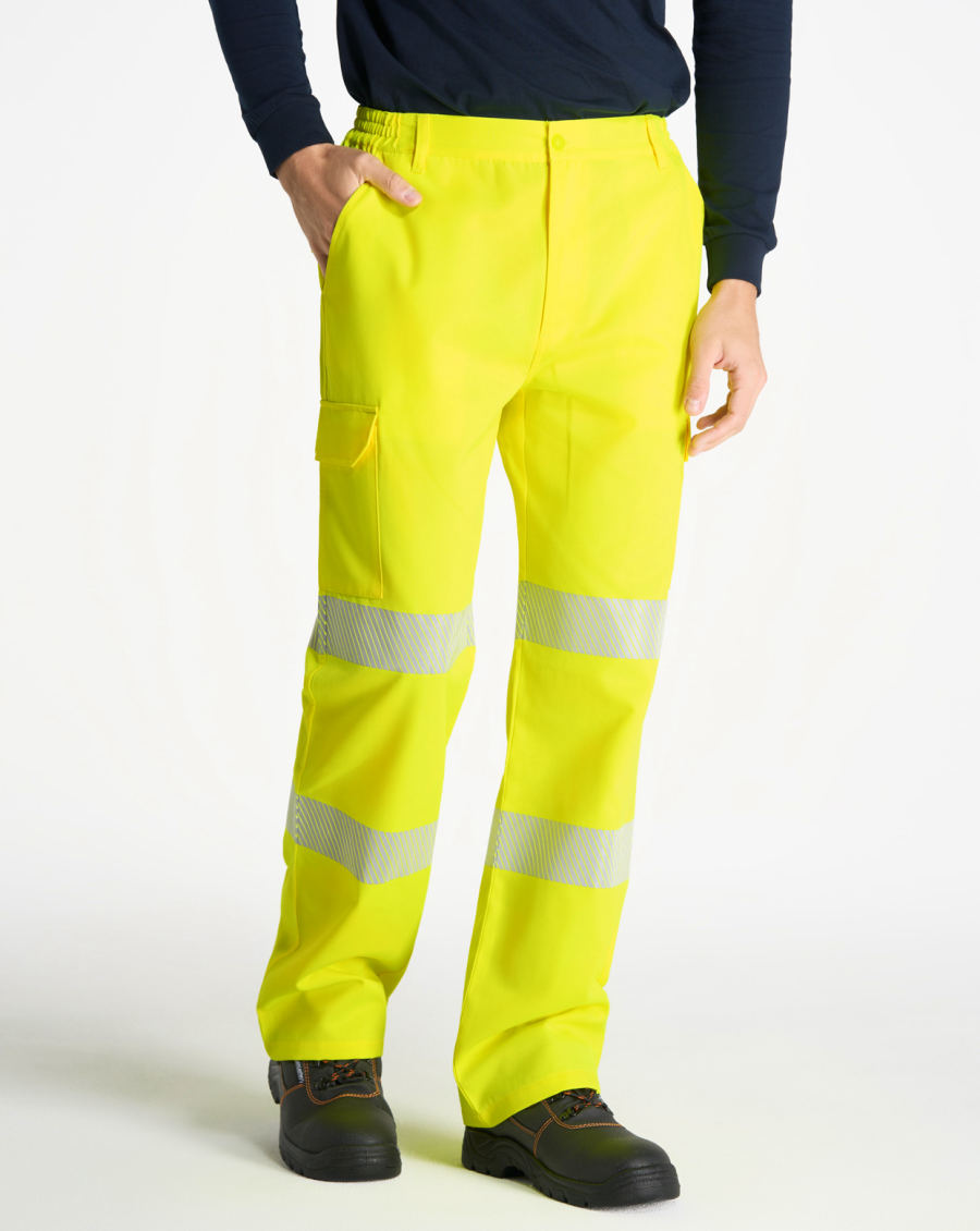 PANTALONE MULTITASCHE FODERATO