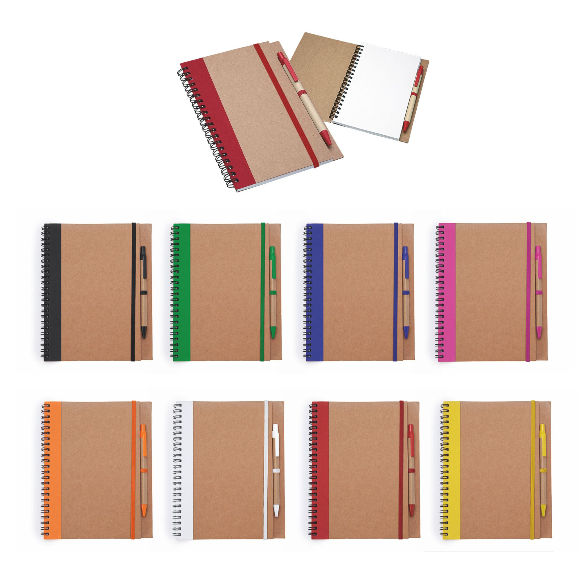 Delta - blocco notes ECO con penna cm 13x18
