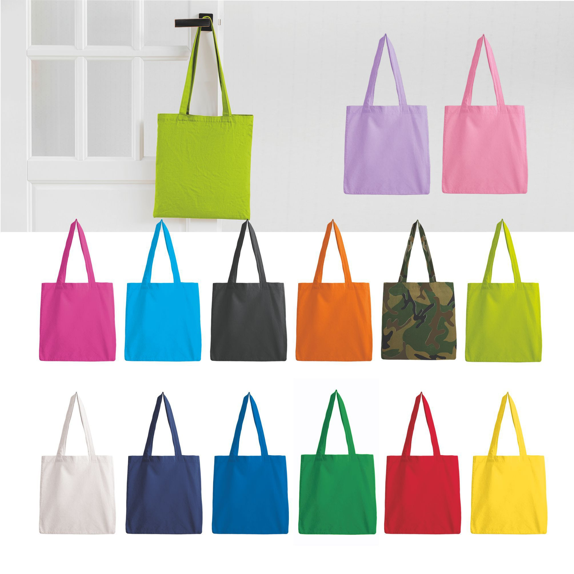 Hanna - shopper cotone 130 g/m² - cm 38x42