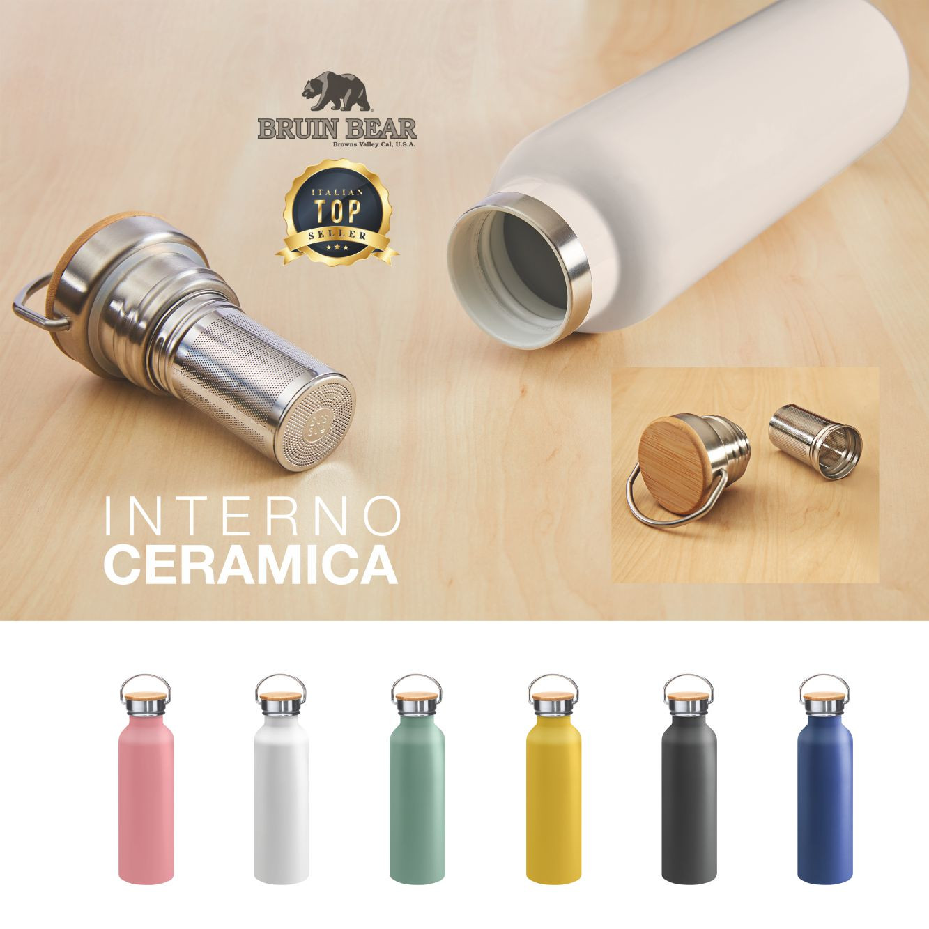 Nipro – borraccia termica in acciaio inox 500 ml