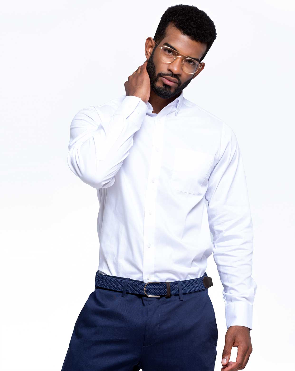 Camicia Oxford manica lunga
